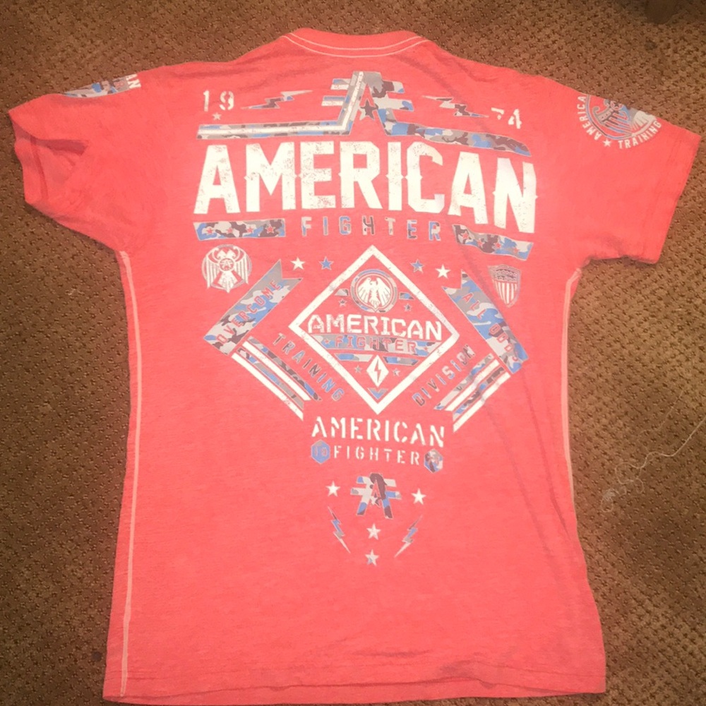 American Fighter T-Shirt (Salmon)